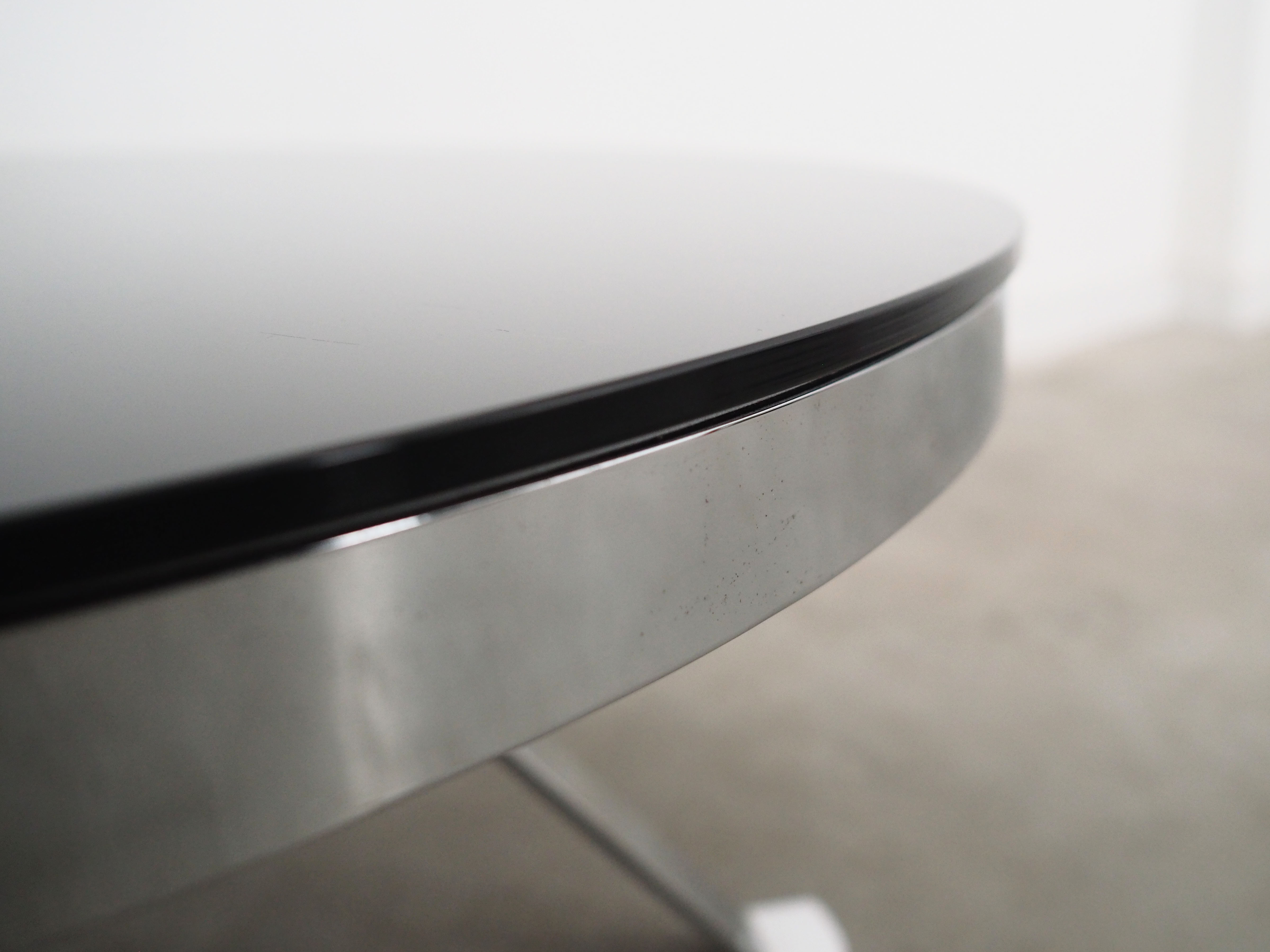 Round coffee table, Danish design, 1970s, made in Denmark