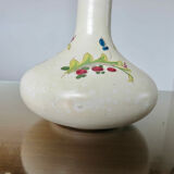 Italy vase in ceramic floral motif 60s