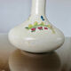 Italy vase in ceramic floral motif 60s