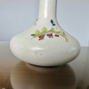 Italy vase in ceramic floral motif 60s