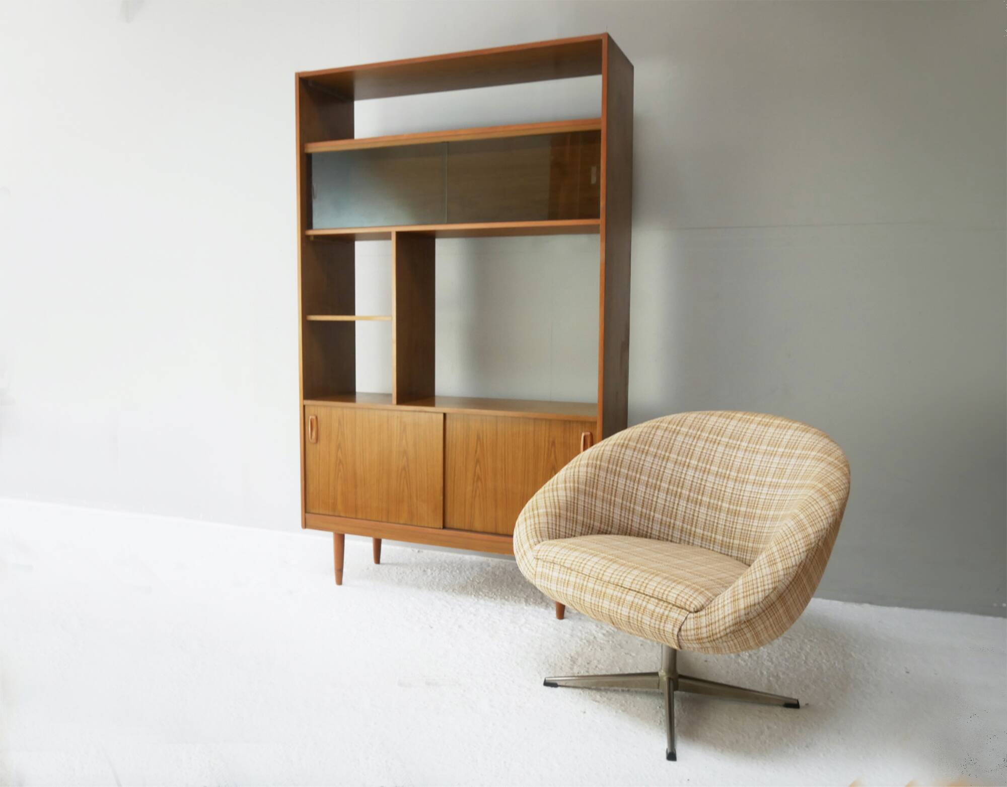 Bibliothèque des années 1970 par Schreiber