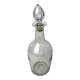 Tableware, large bottle carafe with stopper from the 19th century.