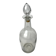 Tableware, large bottle carafe with stopper from the 19th century.