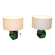 Paire de lampes murano, XX ème