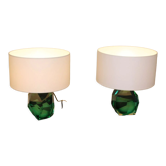 Pair of murano lamps, XX th