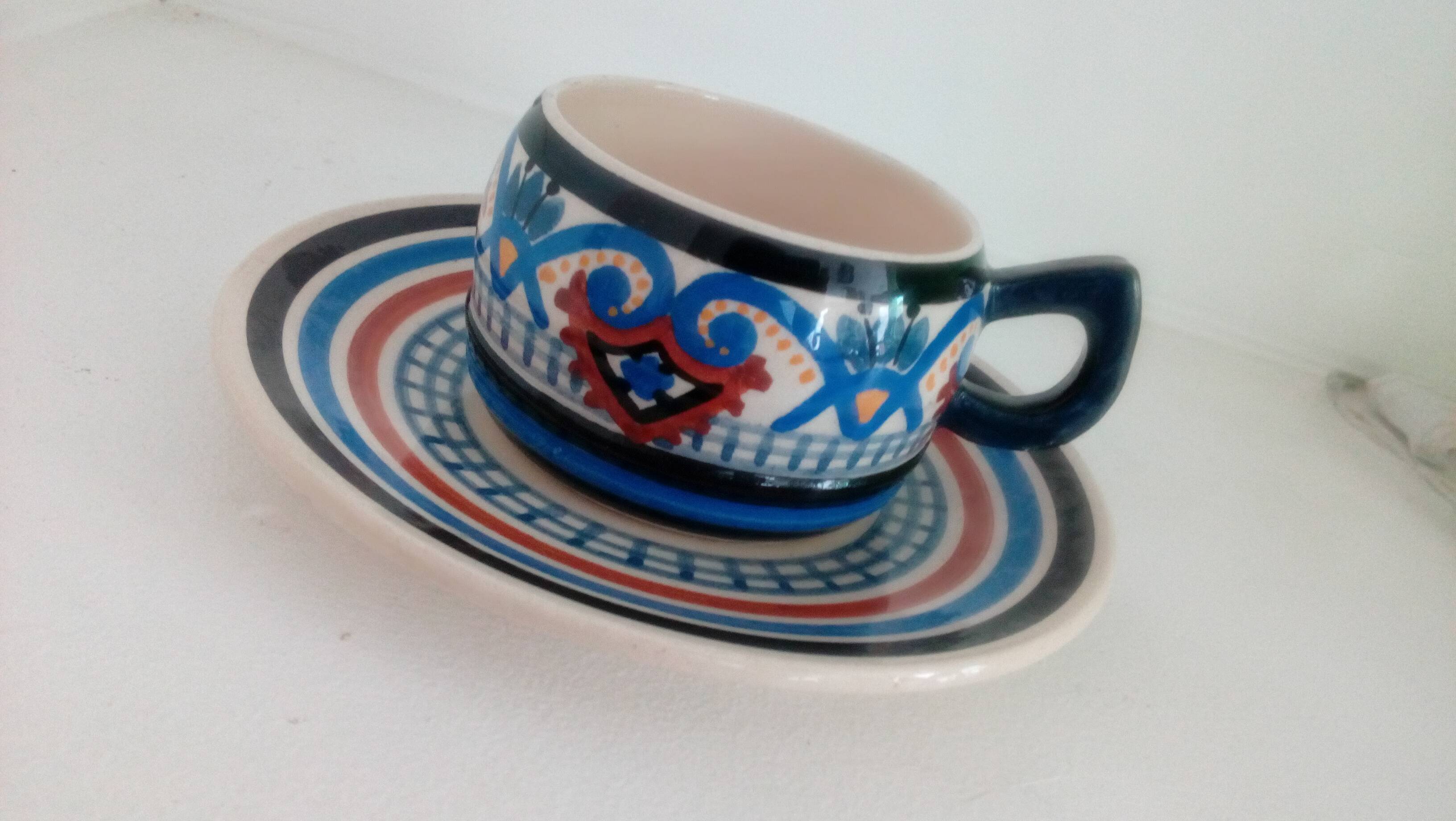 Paul Fouillen Quimper blue Cup