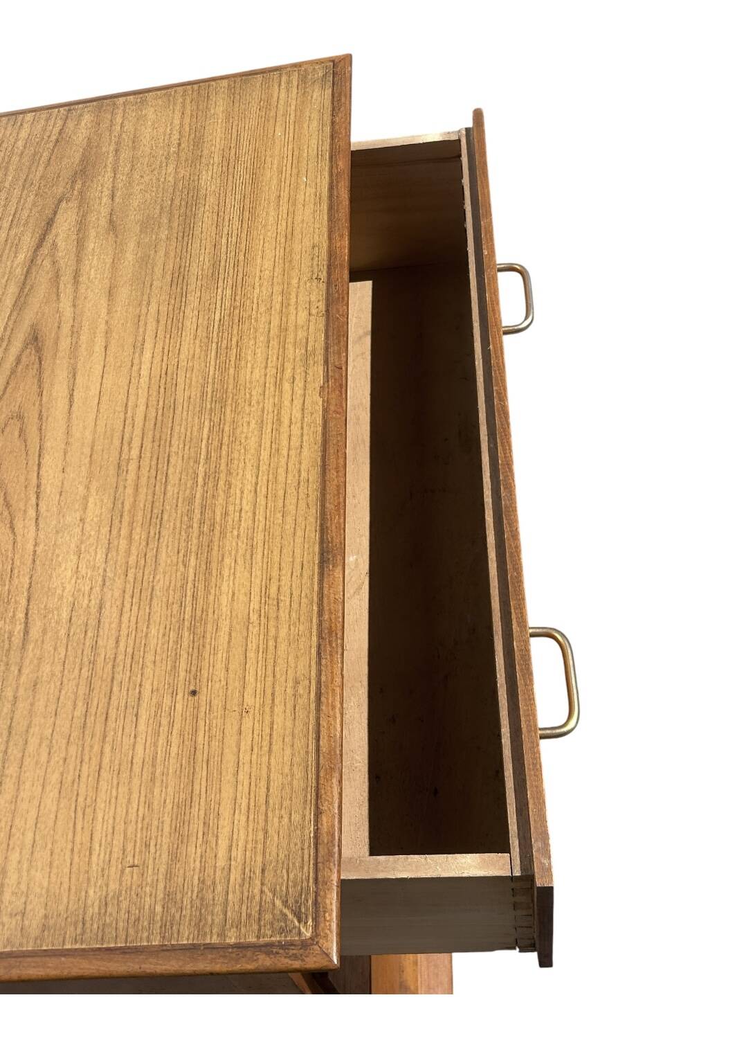 oak commode with tapered legs 1950