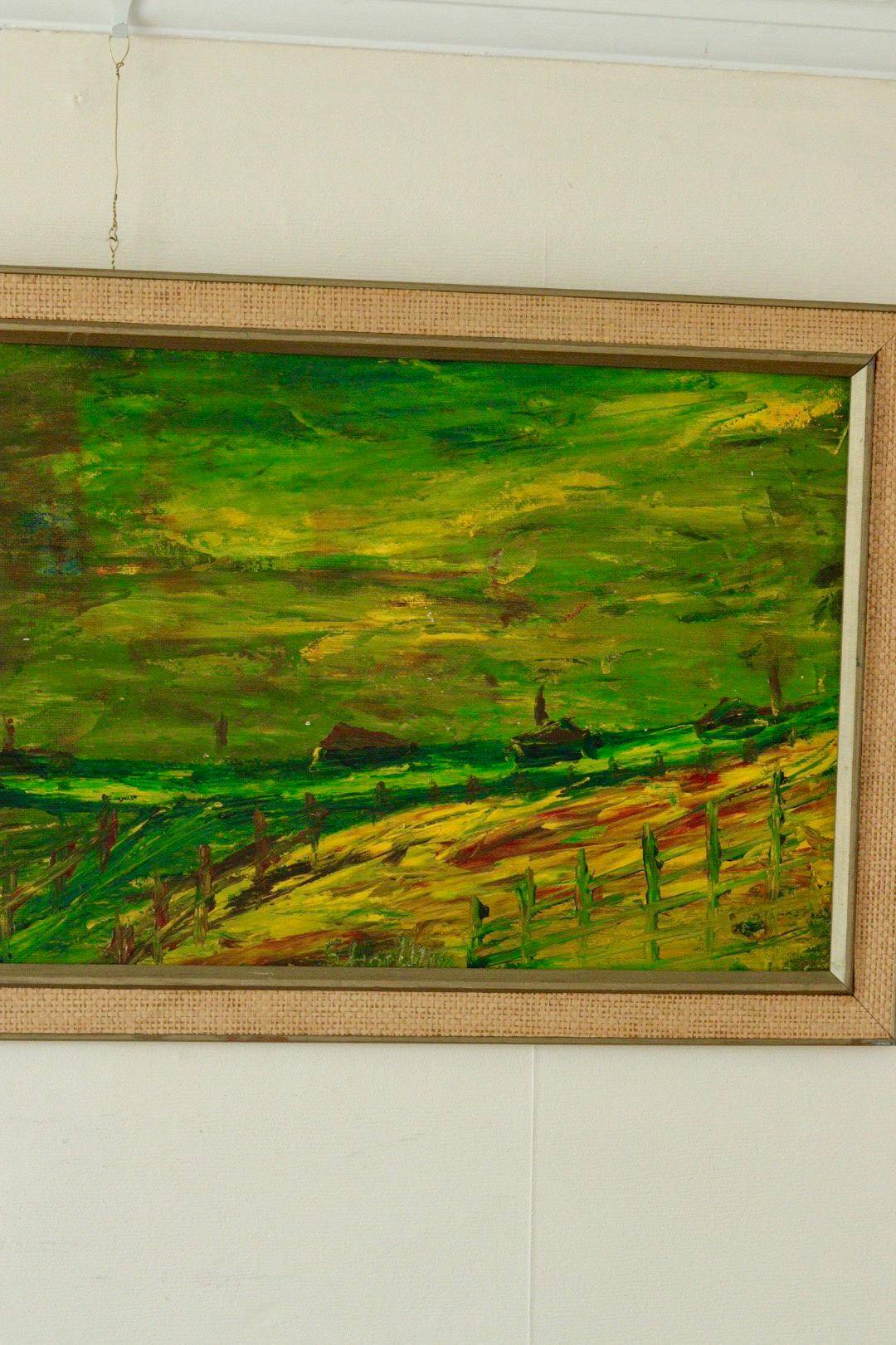 "Vibrant Pastures" by the artist Stig Allan