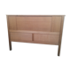 Scandinavian style headboard vintage oak wood 50s