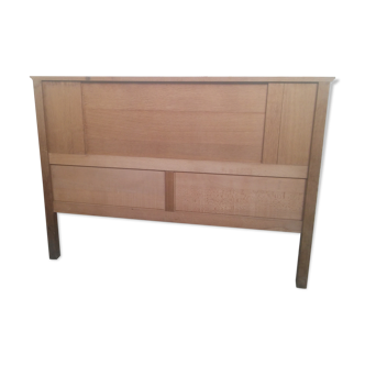 Scandinavian style headboard vintage oak wood 50s