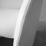 Intervista Leather Armchair by Massimo and Lella Vignelli for Poltrona Frau, 1989.