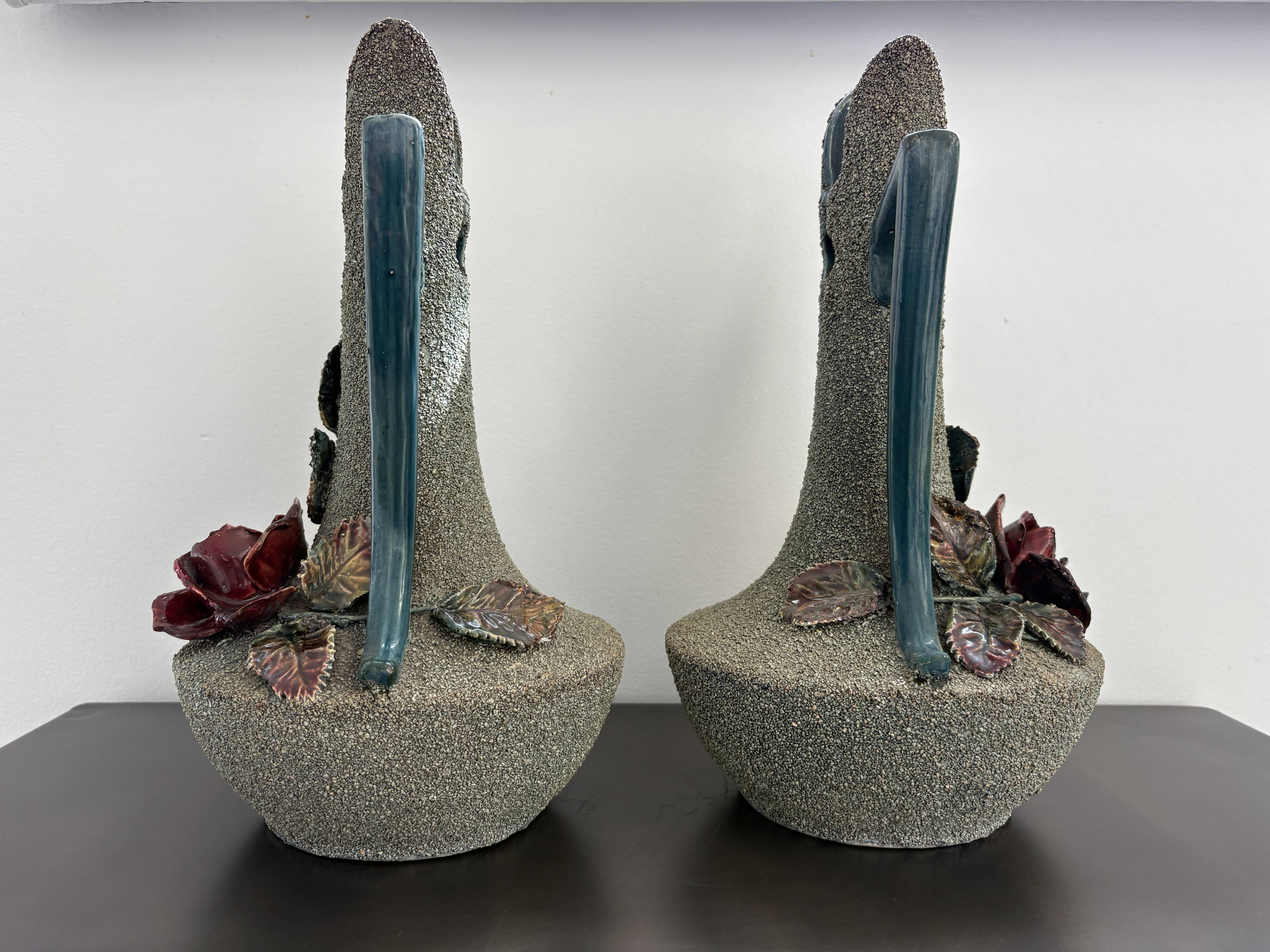 Paire de vases Art Nouveau