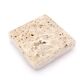 Square travertine ashtray, 1970s