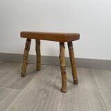 Brutalist rectangular handmade stool