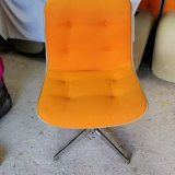 Set of 4 vintage Steelcase Strafor office chairs by Randall Buck.