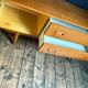 Vintage teak sideboard in Scandinavian design, antique TV stand