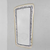 Tapered vintage mirror, 80x43 cm