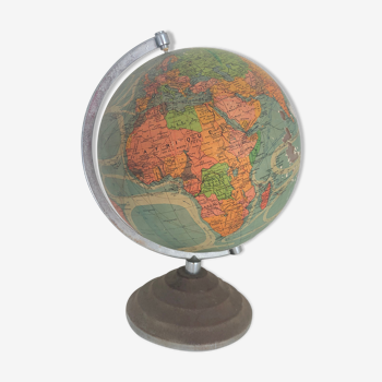 Globe Earth glass Perrina vintage 1960 - 30 cm