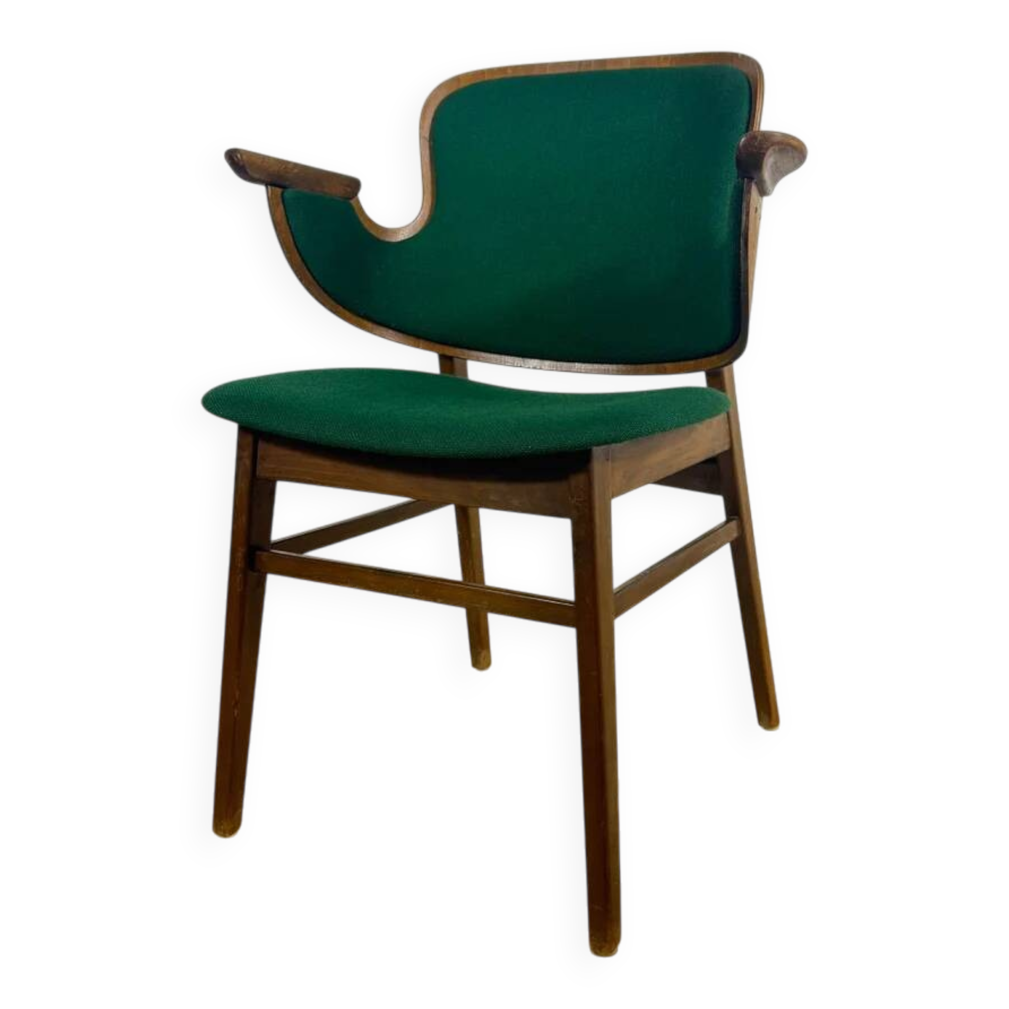 Hans Olsen chair for Krause’s Møbelfabrik – mid-century Danish design with original Kvadrat fabric.