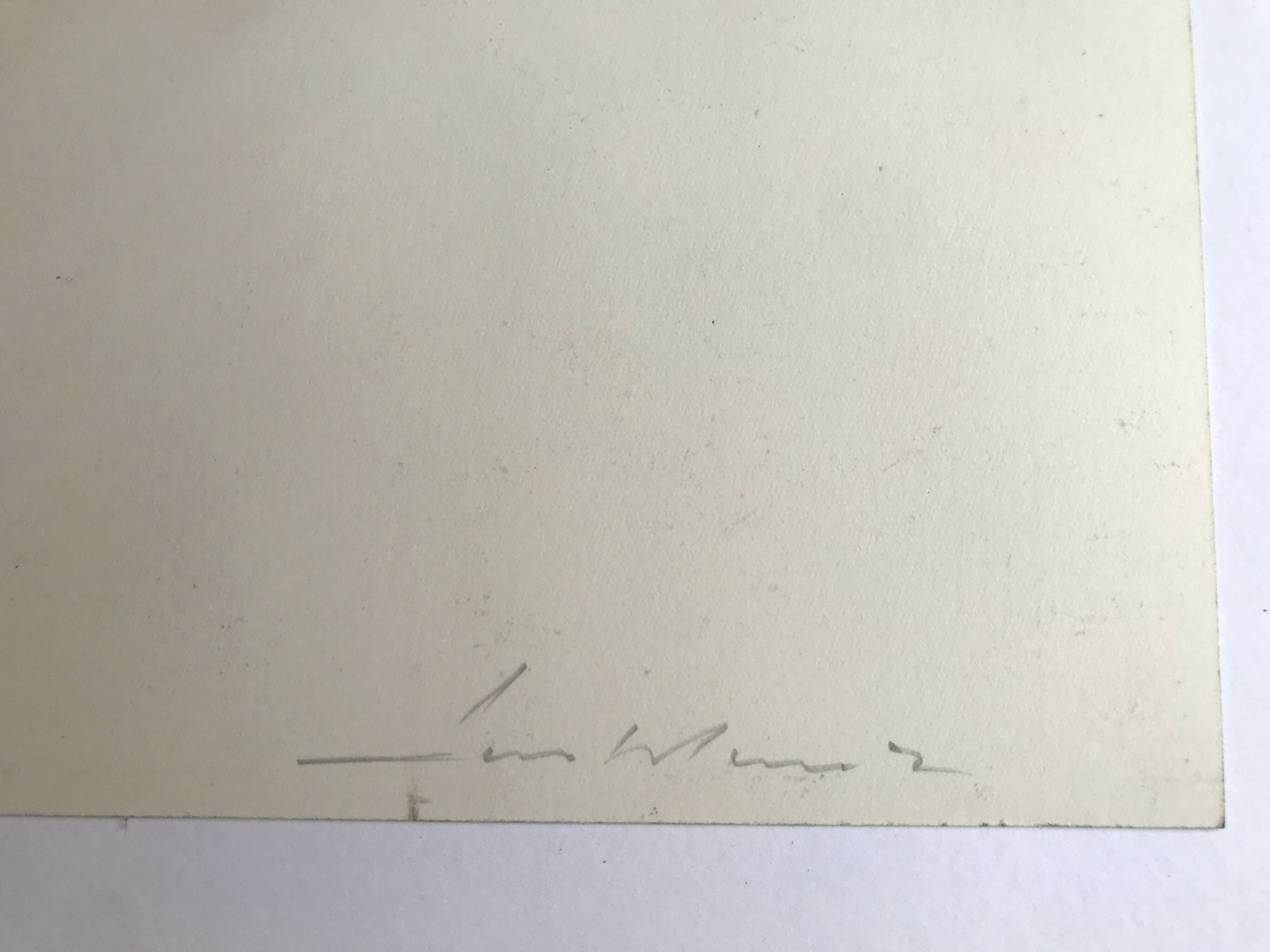 Günter FRUHTRUNK, Seh-Übung, 1967. Original screenprint signed in pencil