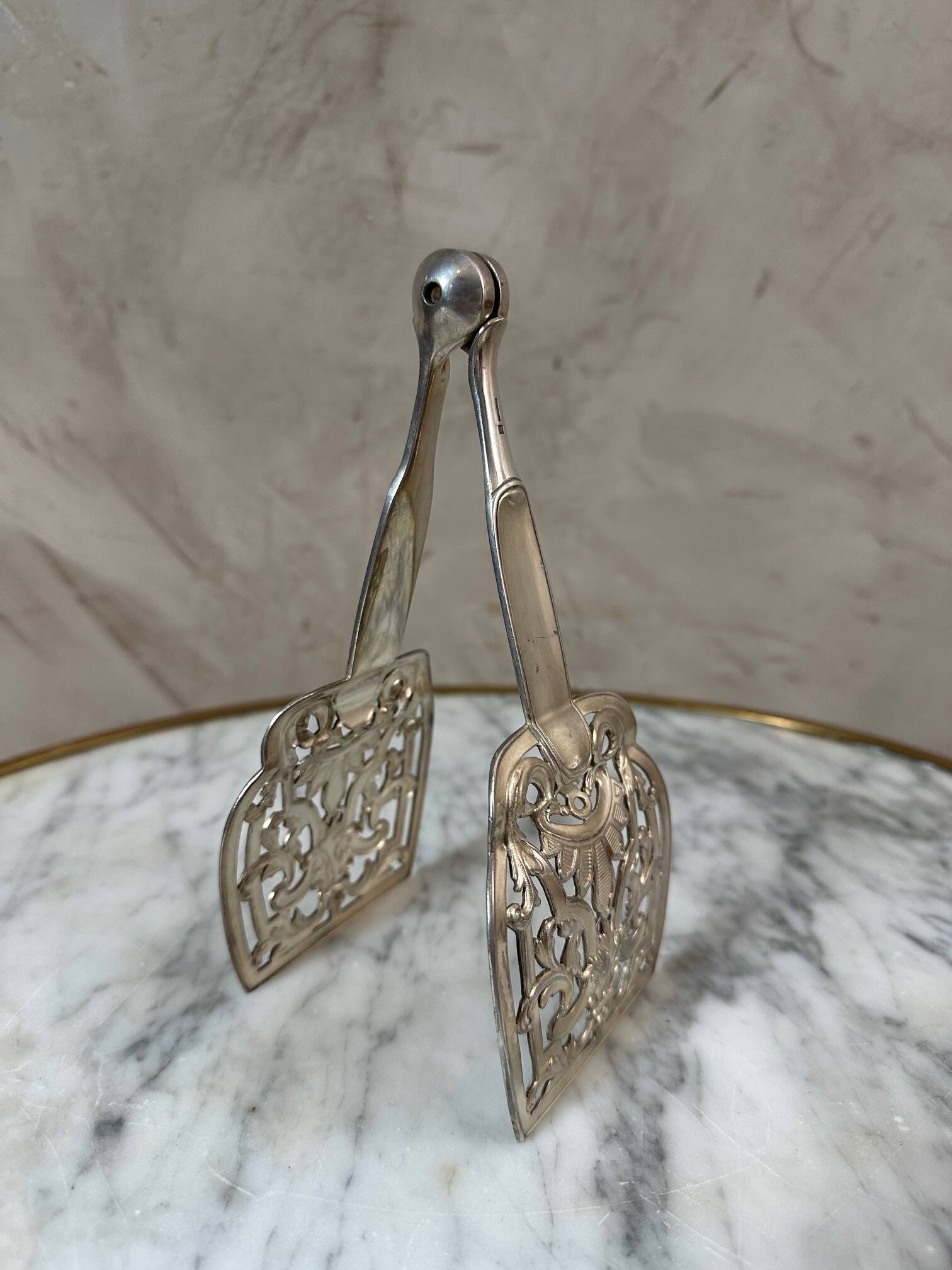 Christofle asparagus tongs