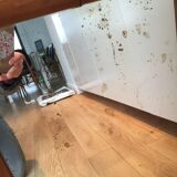 Mirror bamboo vintage 50/60s - 49x62cm