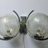 Rare Mid-Century Wall Lamp in the Style of Gaetano Sciolari, Italy, 1970s