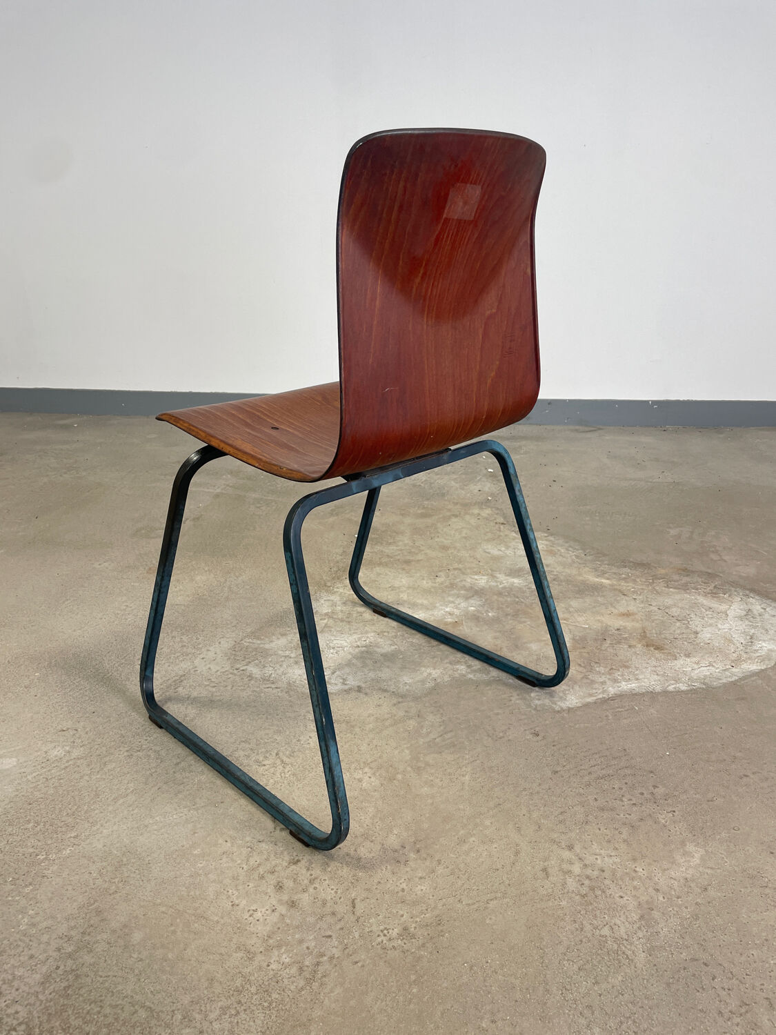 Lot 6 chaises Galvanitas « S23 », années 60, Hollande