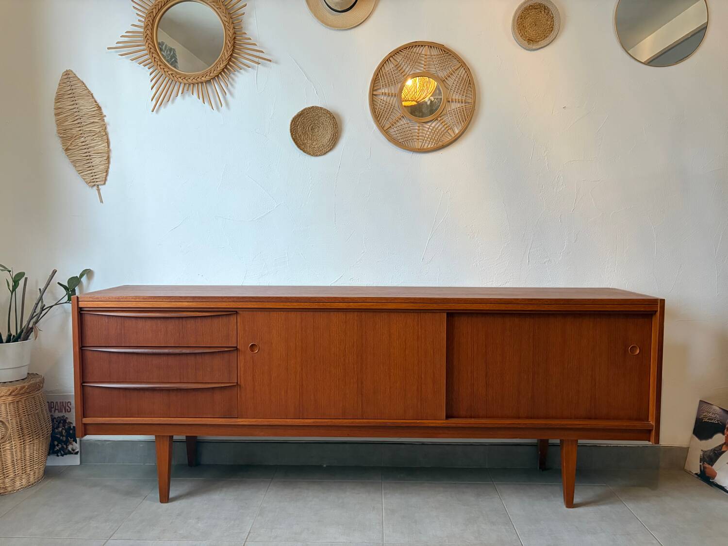 Enfilade vintage scandinave