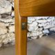 6 Regain House chairs - Elm and straw - 1980 - Vintage - Brutalist