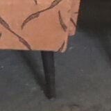 Set of 2 mid-century armchairs in walnut, brown colour - 1950s