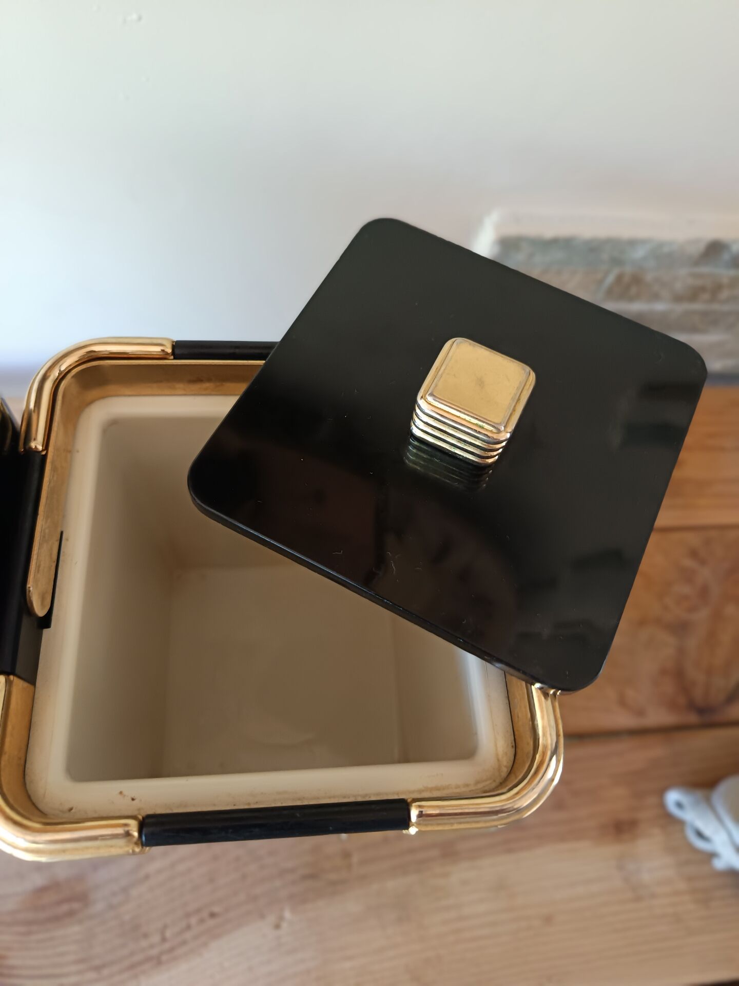 Vintage Bar Set LANCEL Paris – Ice Bucket & Bottle Holder