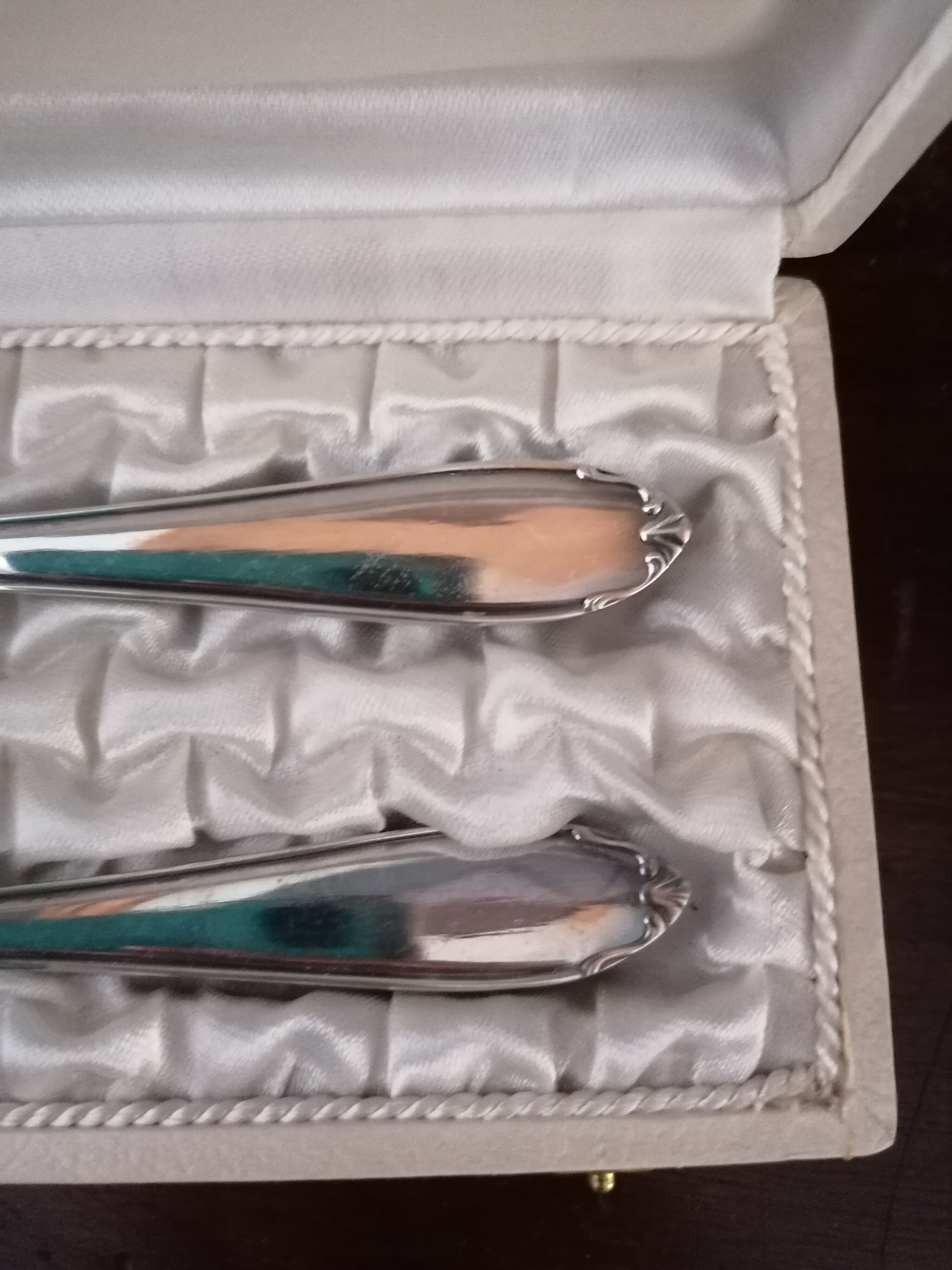 Wedding covers, fork and spoon