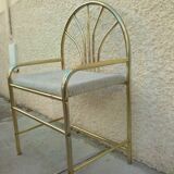 Golden bedside table