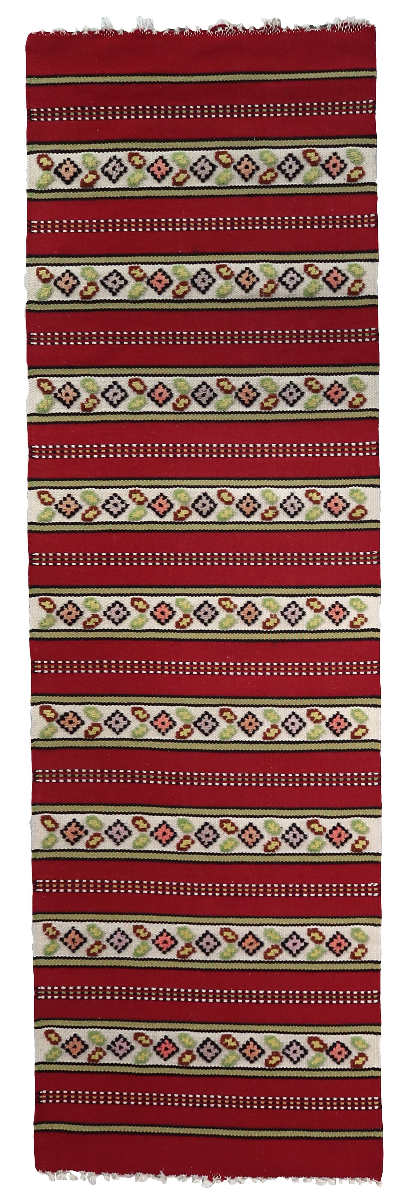 Tapis Vintage Tekke Turkmène Fait Main en Laine – Années 1960 – 126 x 188