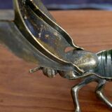 Vintage brass fly ashtray 1970