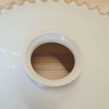 Suspension opaline lampshade