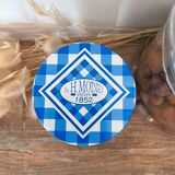 Vintage metal box Vichy pellets