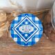 Boîte métal vintage pastilles Vichy
