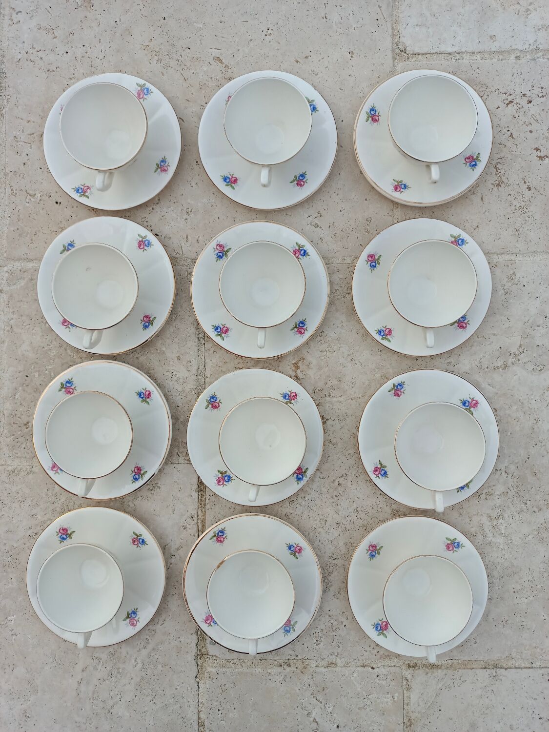 Old Digoin and Sarreguemines tea cup