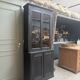 Two-body antique black sideboard (renovated)