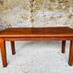 Vintage oak farmhouse coffee table, circa 1950's