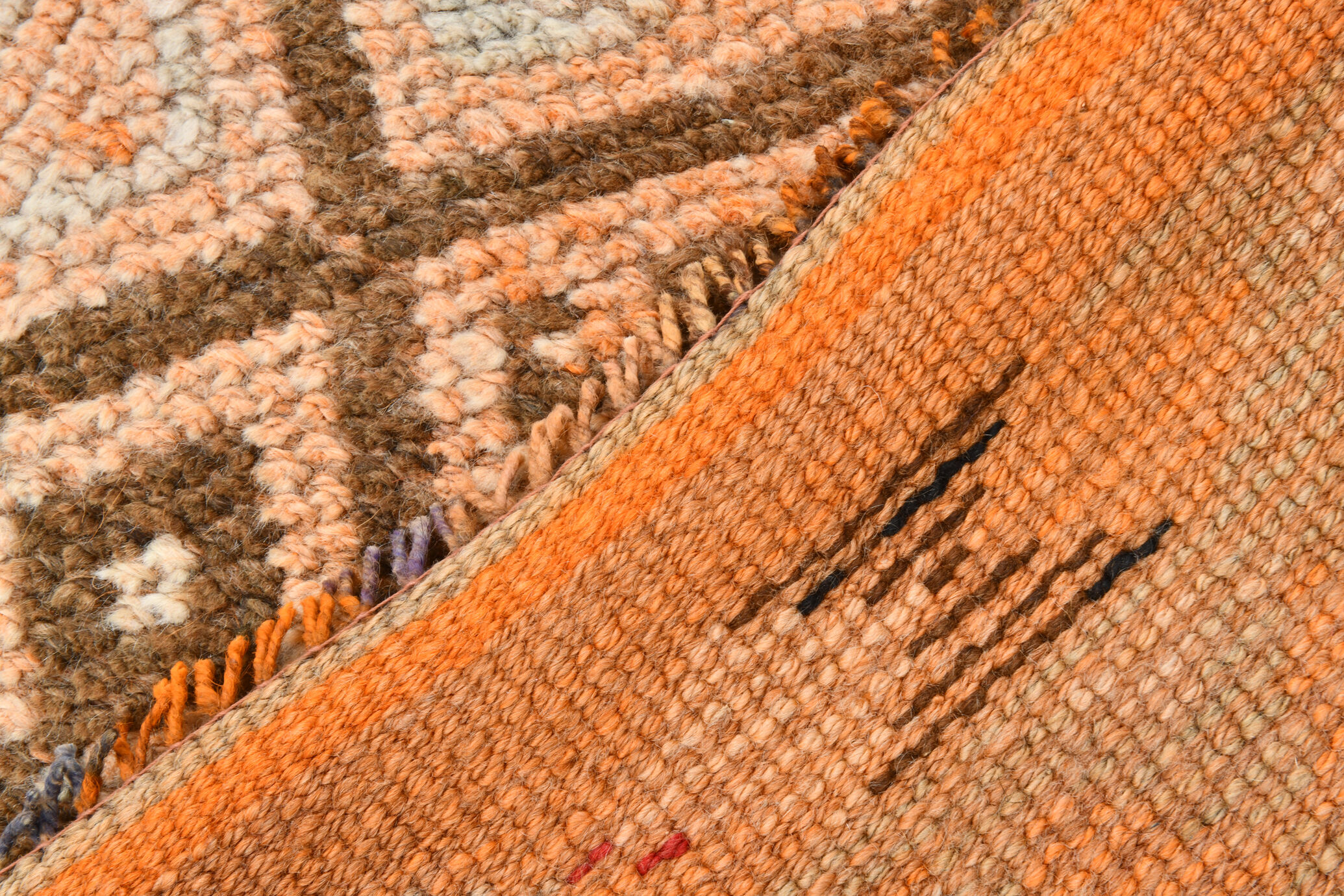 Turkish runner rug 79x373cm