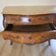 Curved chest of drawers in Louis XV style marquetry