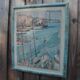 Huile sur panneau bois représentant le port de Marseille