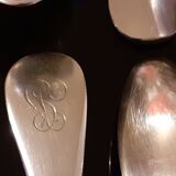 Set of 12 Christofle spoons 21.5 cm Fidélio model / CC hallmark (before 1935)