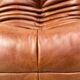 Togo sofa in cognac cowhide by Michel Ducaroy for Ligne Roset.