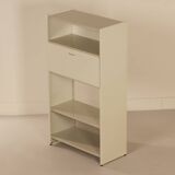 GISPEN 5600 SECRETAIRE BY A. R. CORDEMEYER, 1950S | SINGLE-PIECE IN GRAY, WHITE AND CREAM