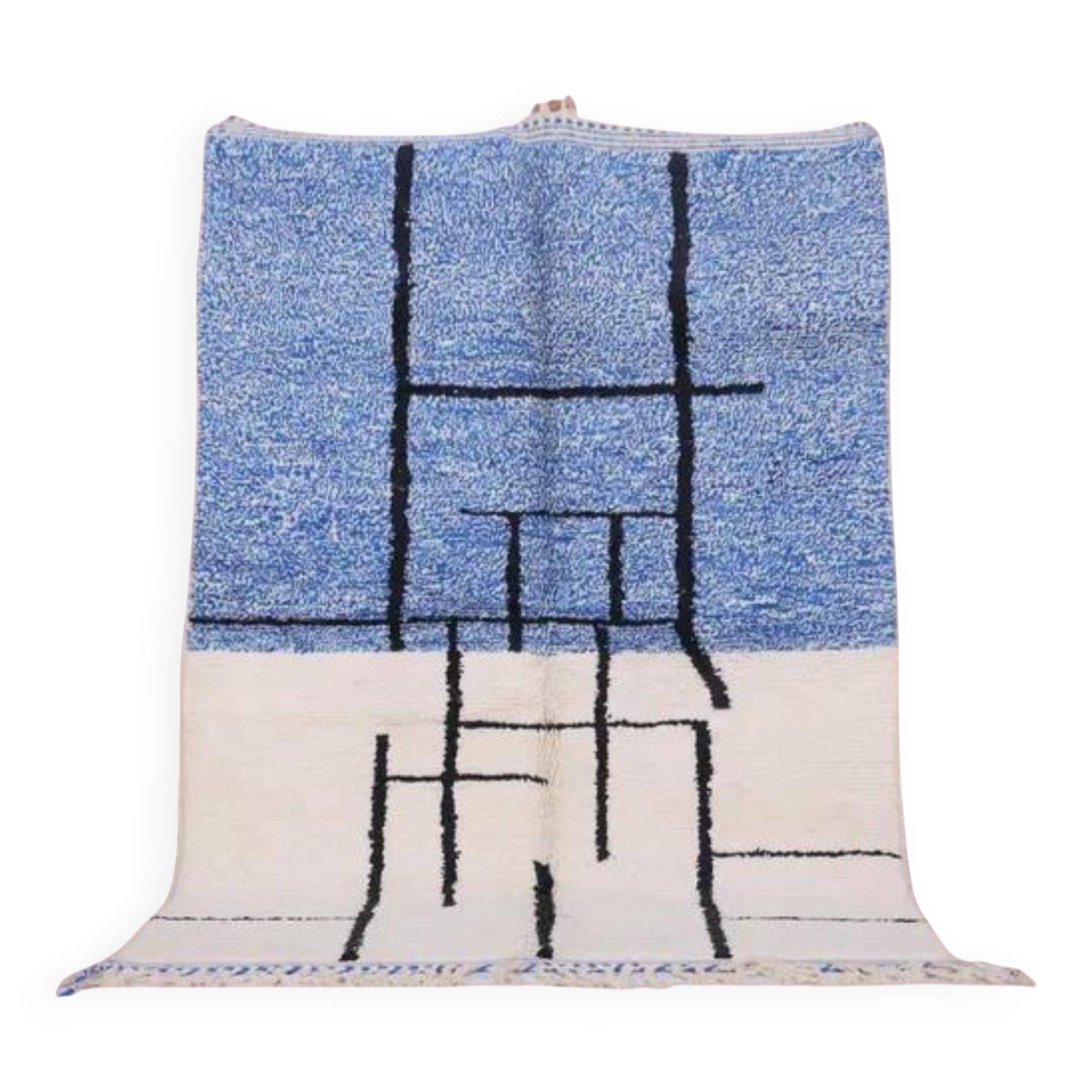 Tapis marocain artisanal authentique 3 x 2 m