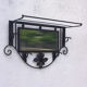 Art Deco mirror coat rack